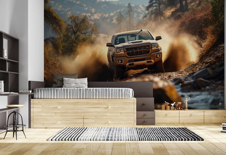 پوستر دیواری اتاق پسر | کاغذ دیواری 3 بعدی ویژه اتاق پسر