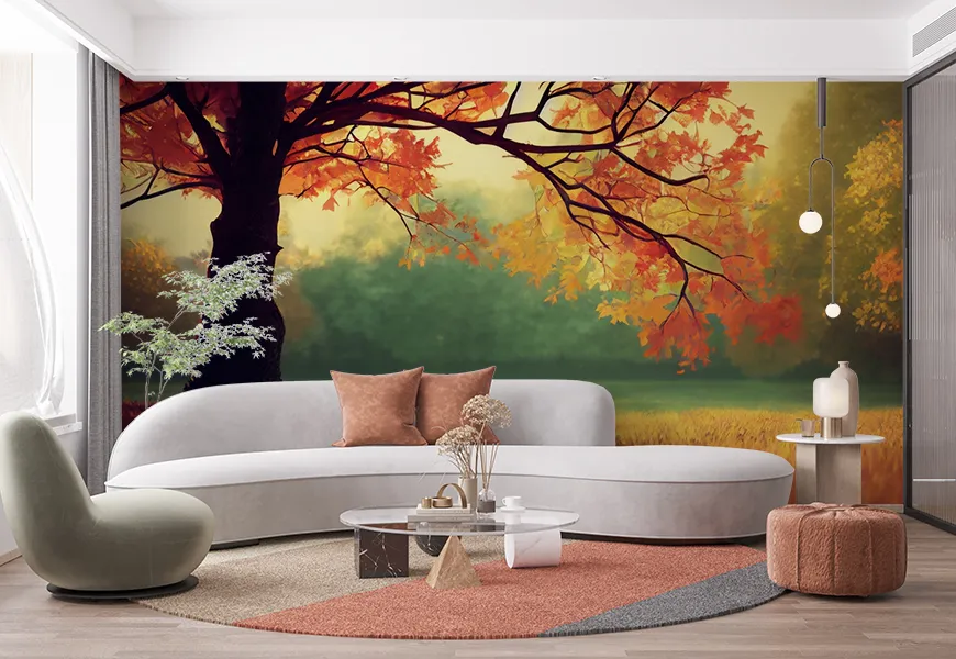 کاغذ دیواری برگ پاییزی | کاغذ دیواری برگ پاییزی-