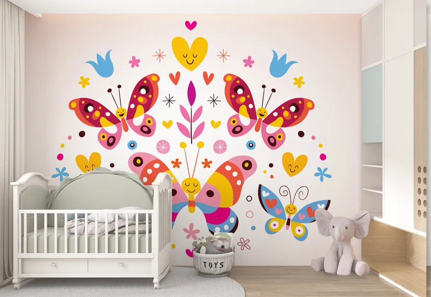 پوستر دیواری طرح پروانه | پوستر دیواری طرح پروانه