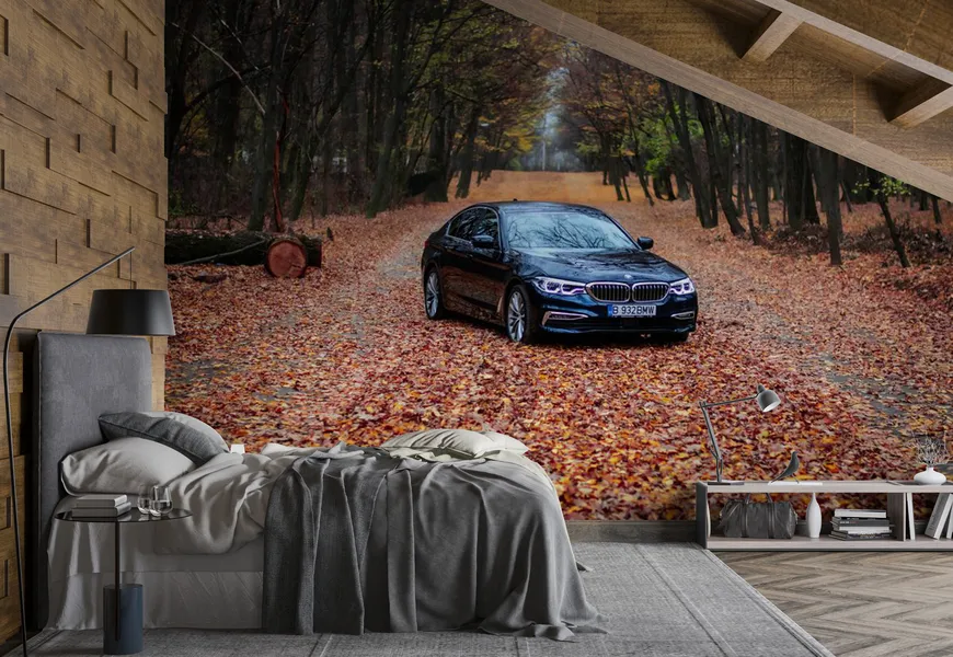 کاغذ دیواری سه بعدی ماشین | کاغذ دیواری سه بعدی ماشین