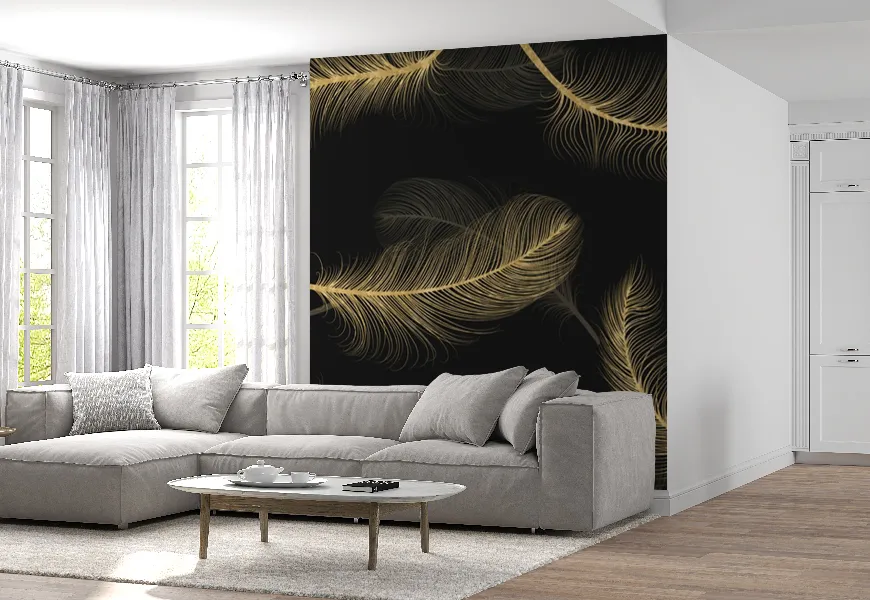 پوستر دیواری طرح پر پرندگان | پوستر دیواری طرح پر پرندگان