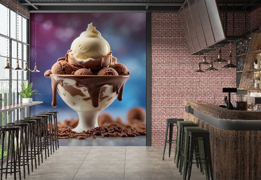 پوستر دیواری بستنی فروشی | پوستر دیواری بستنی فروشی