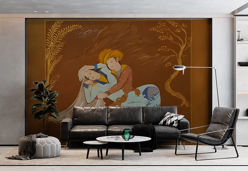 کاغذ دیواری لیلی مجنون | کاغذ دیواری لیلی مجنون