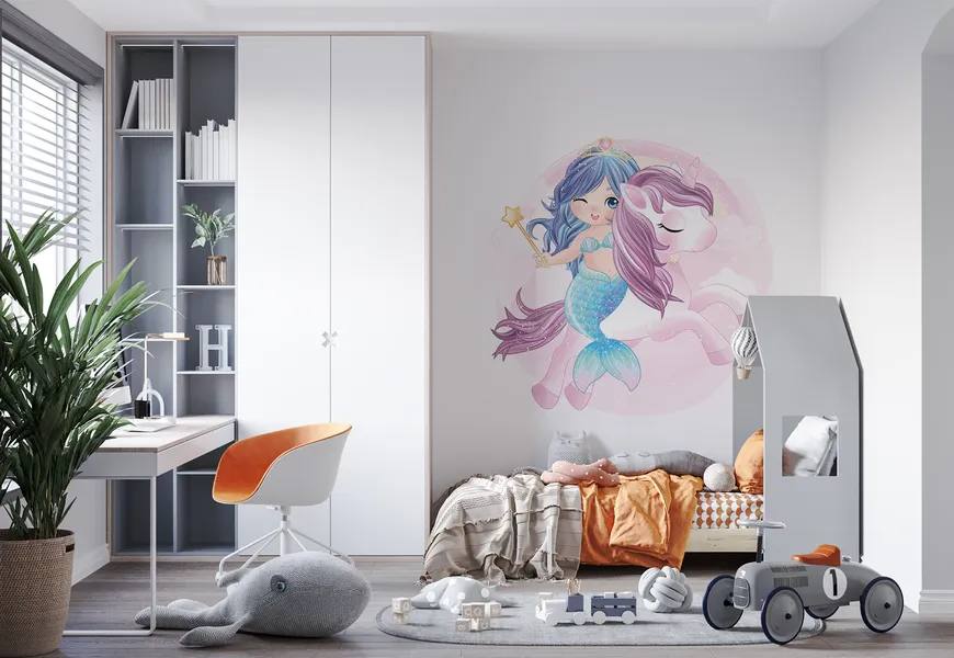 پوستر سه بعدی پری دریایی | پوستر سه بعدی پری دریایی