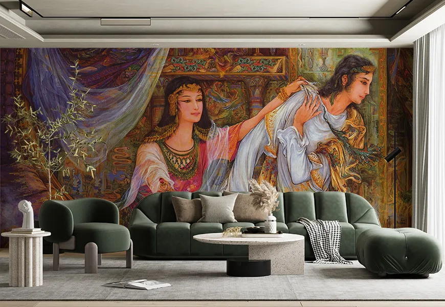 پوستر دیواری طرح مینیاتور | پوستر دیواری طرح مینیاتور