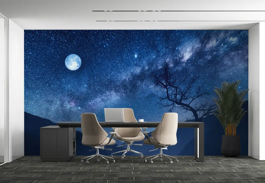 برچسب دیواری ماه و ستاره | برچسب دیواری ماه و ستاره