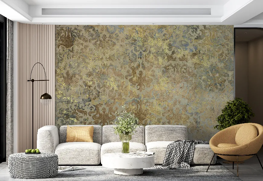 کاغذ دیواری طرح پتینه | کاغذ دیواری طرح پتینه