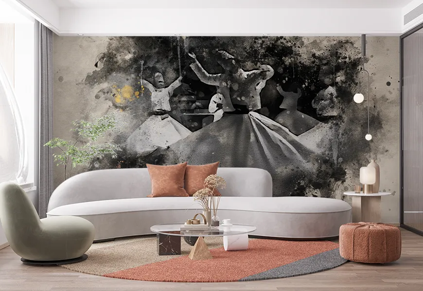 پوستر دیواری رقص سماع | پوستر دیواری رقص سماع