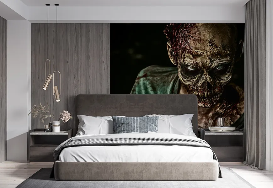 کاغذ دیواری سه بعدی ترسناک | کاغذ دیواری سه بعدی ترسناک