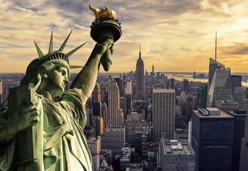 کاغذ دیواری مجسمه آزادی | کاغذ دیواری مجسمه آزادی