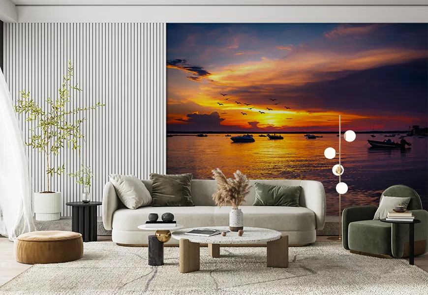 کاغذ دیواری غروب آفتاب | کاغذ دیواری غروب آفتاب