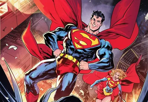 کاغذ دیواری با طرح سوپرمن | کاغذ دیواری با طرح سوپرمن