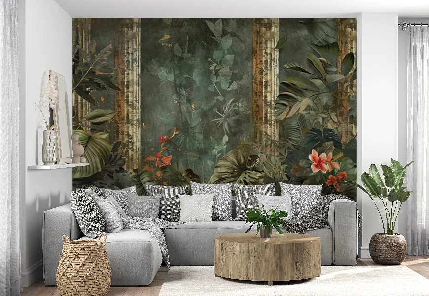 کاغذ دیواری برگ انجیری | کاغذ دیواری برگ انجیری