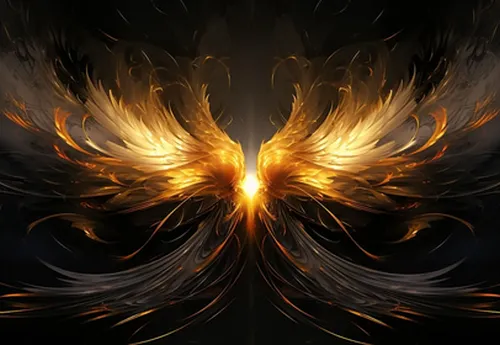 کاغذ دیواری ققنوس | کاغذ دیواری ققنوس