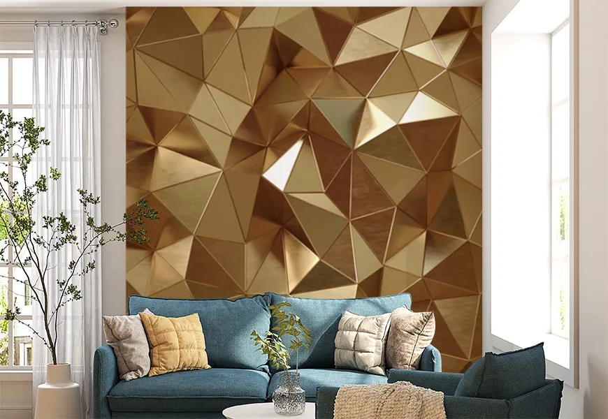 پوستر دیواری طرح مثلث | پوستر دیواری طرح مثلث