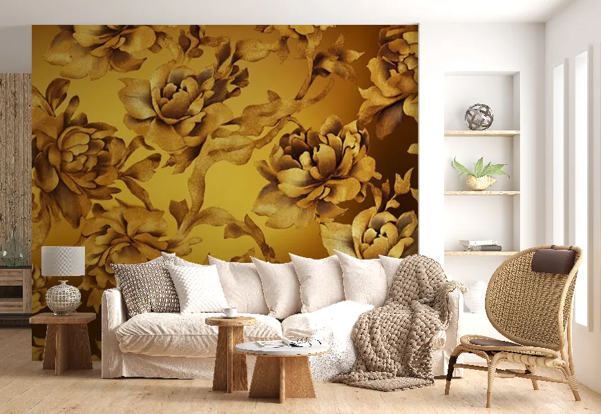 پوستر سه بعدی رنگ زرد | پوستر سه بعدی رنگ زرد