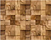 کاغذ دیواری طرح چوب برجسته