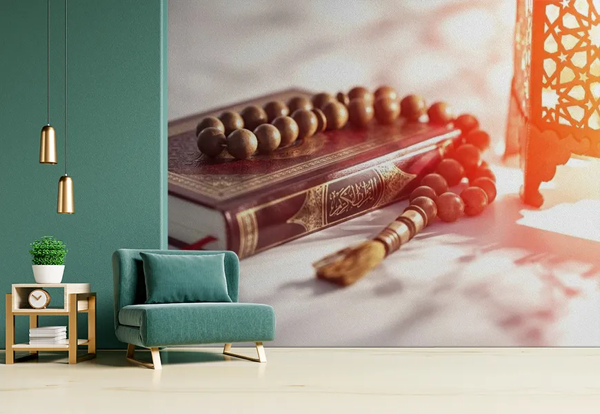 کاغذ دیواری مذهبی طرح قرآن کریم