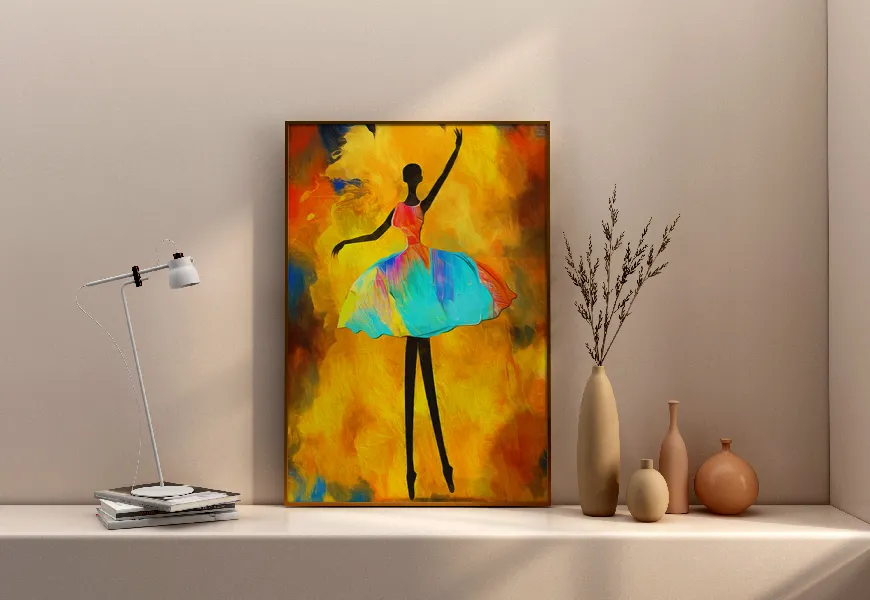 پوستر دیواری مدرن طرح رقص سماع