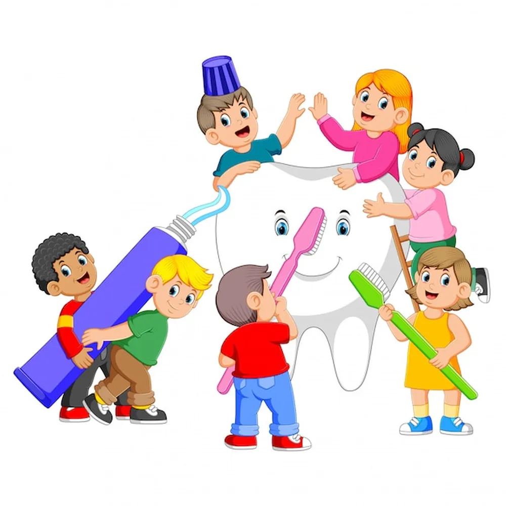 کاغذ دیواری طرح کلینیک دندانپزشکی کودکان