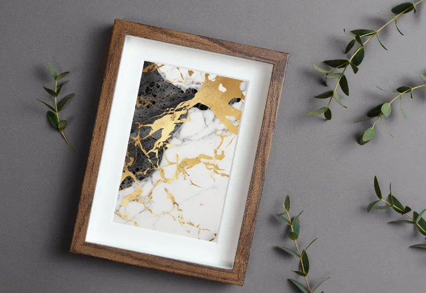 پوستر دیواری لاکچری طرح سنگ