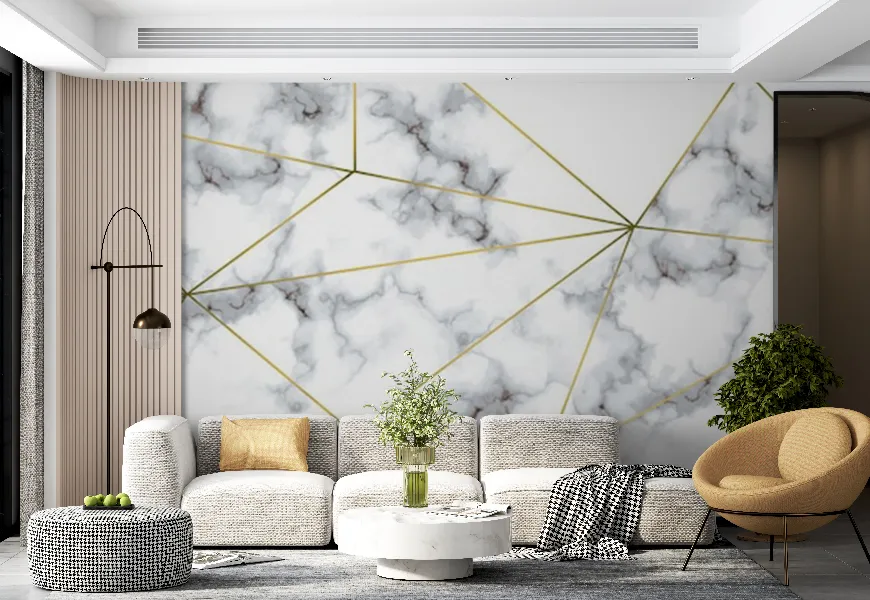 پوستر دیواری سنگ گرانیت طرح هندسی