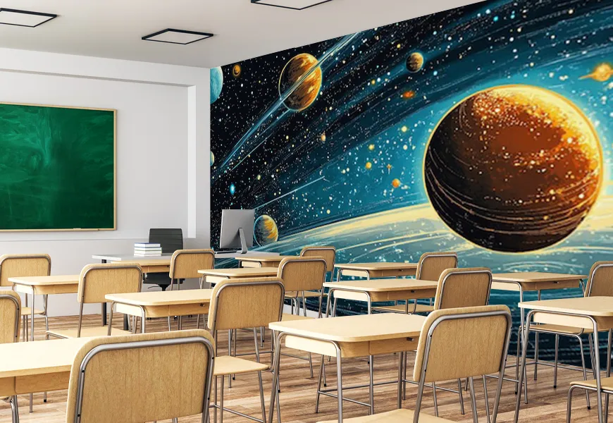 پوستر دیواری کلوز آپ طرح کهکشانی