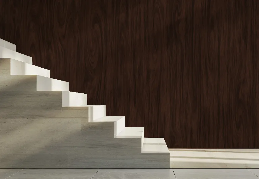 کاغذ دیواری طرح چوب قهوه ای