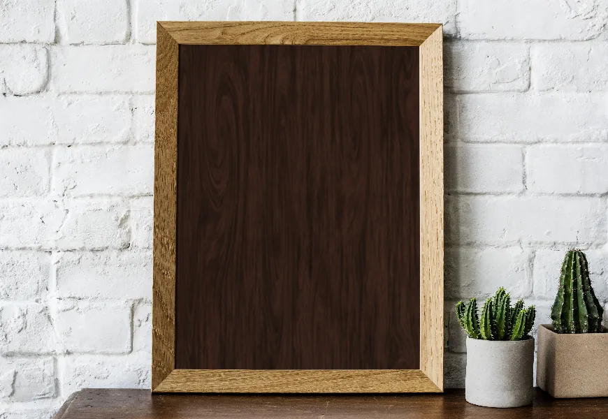 کاغذ دیواری طرح چوب قهوه ای