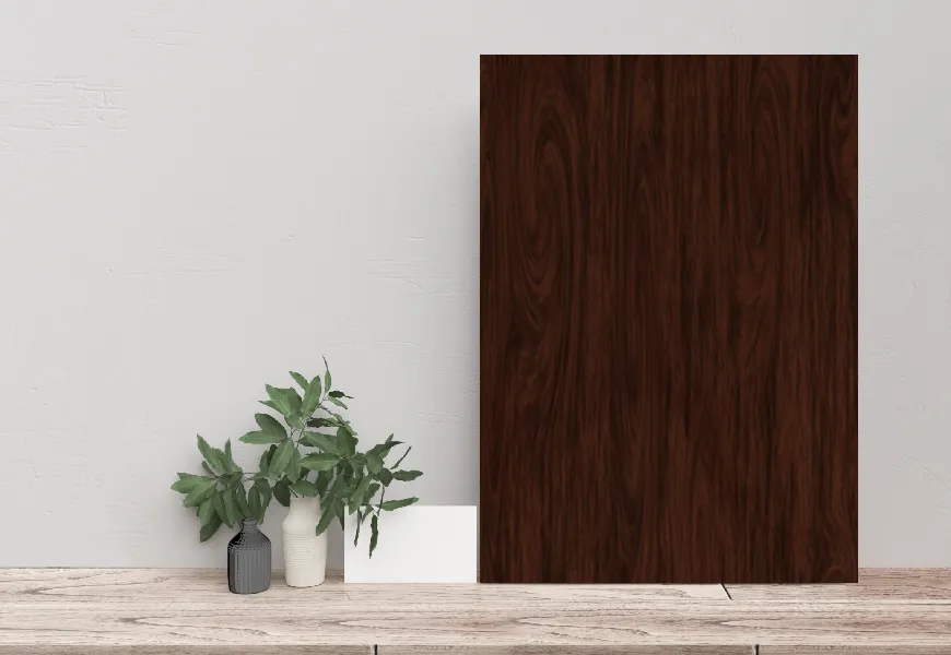 کاغذ دیواری طرح چوب قهوه ای