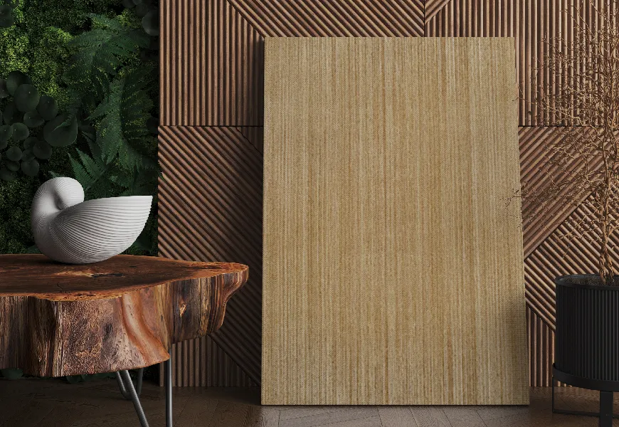 کاغذ دیواری طرح چوب روشن