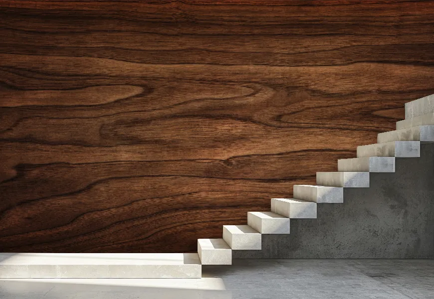 کاغذ دیواری چوبی طرح سطح برش درخت