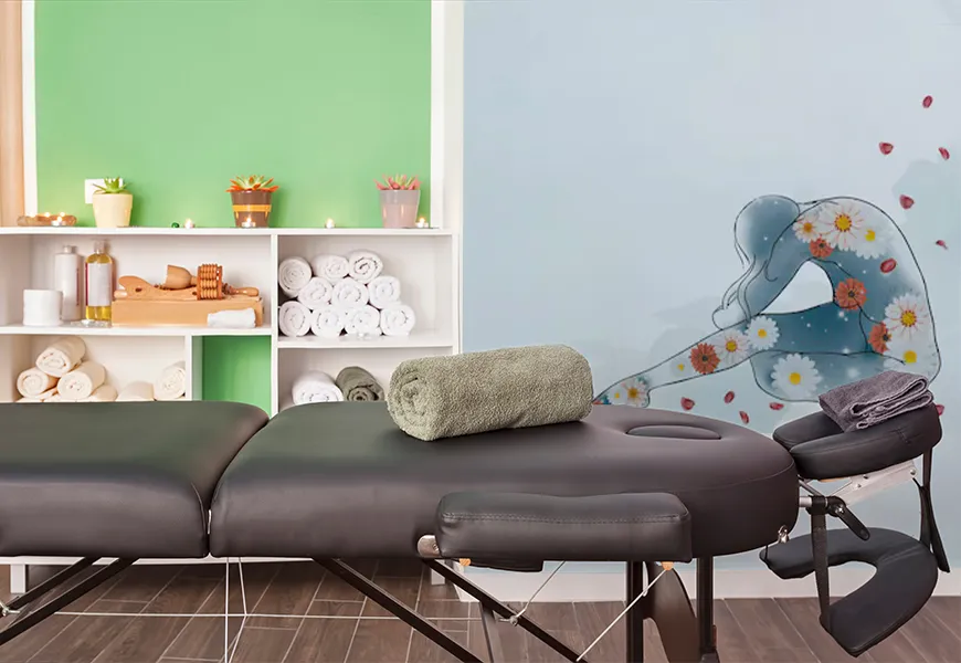 پوستر 3 بعدی طرح فیزیوتراپی