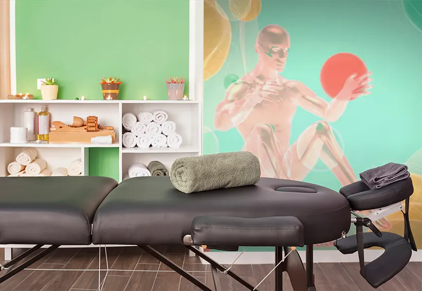 پوستردیواری سه بعدی طرح فیزیوتراپی
