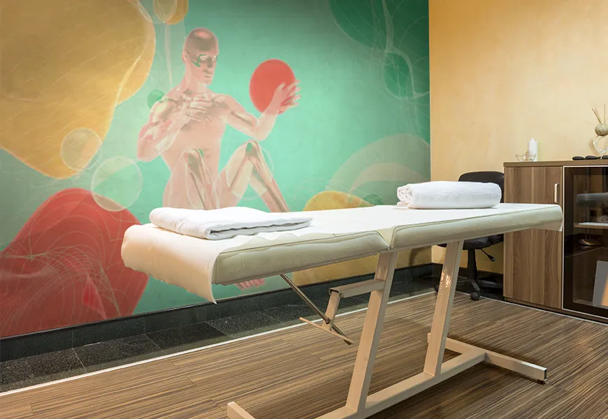 پوستردیواری سه بعدی طرح فیزیوتراپی