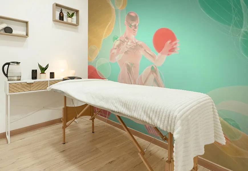 پوستردیواری سه بعدی طرح فیزیوتراپی