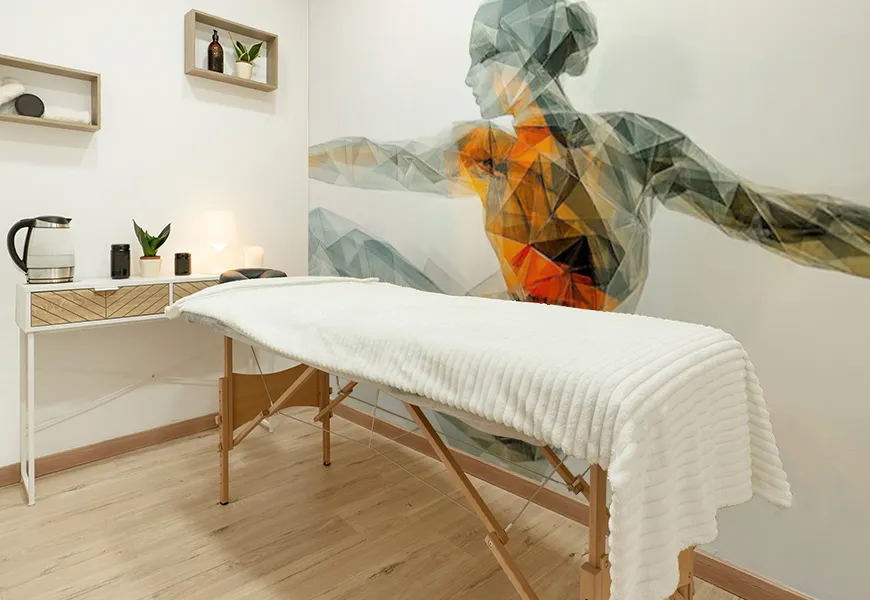 کاغذ دیواری طرح فیزیوتراپی