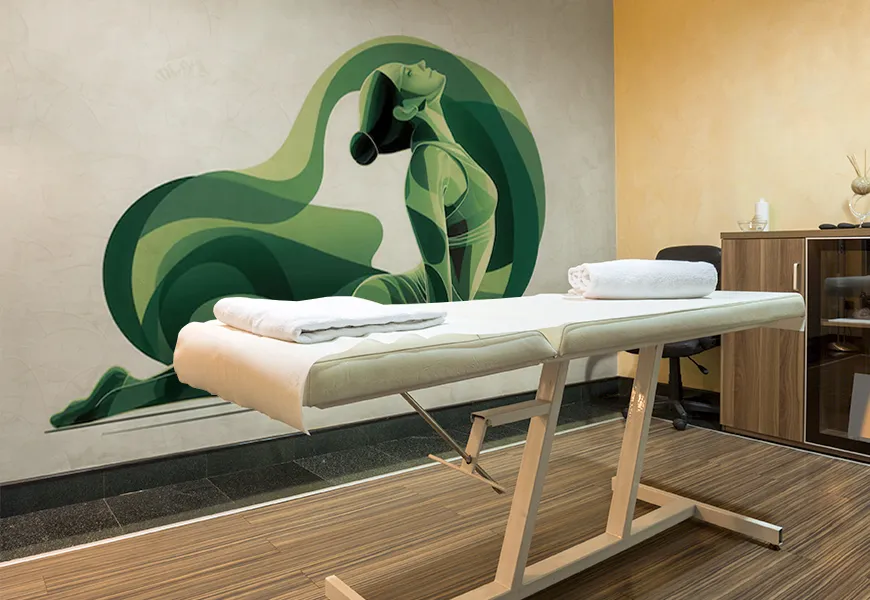 پوستر سه بعدی طرح فیزیوتراپی