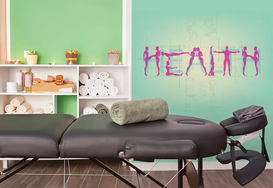 پوستر دیواری طرح فیزیوتراپی