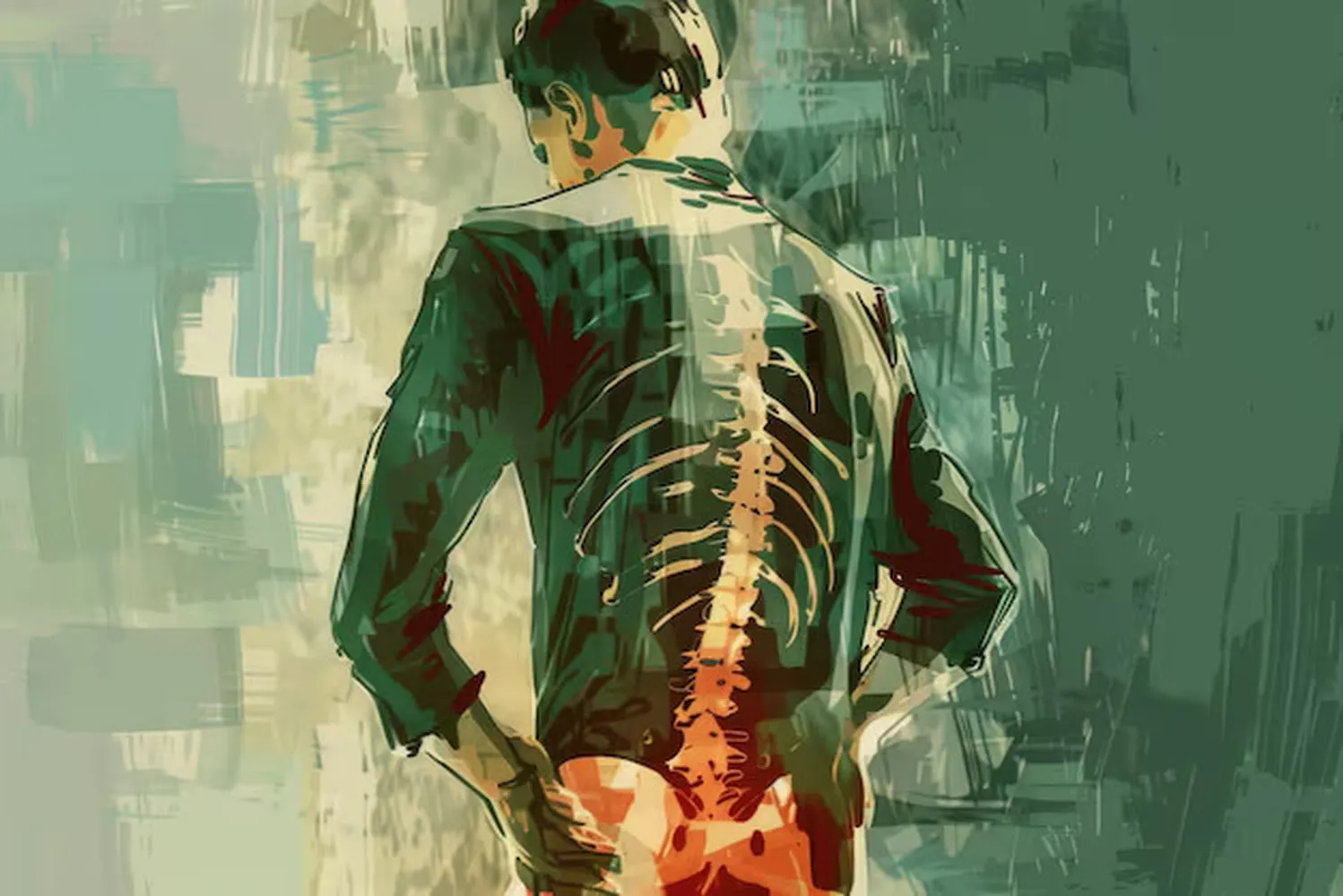 کاغذ دیواری سه بعدی طرح فیزیوتراپی