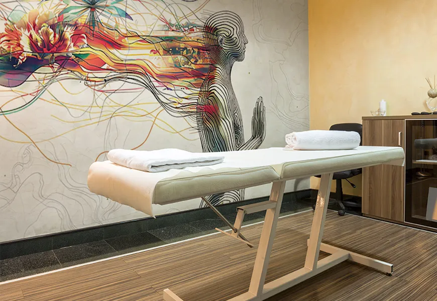 کاغذ دیواری طرح فیزیوتراپی