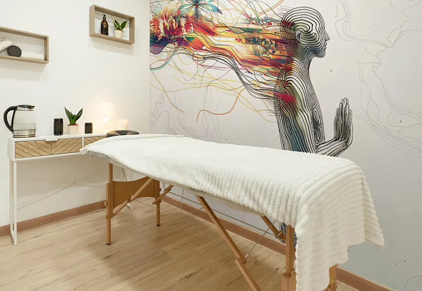 کاغذ دیواری طرح فیزیوتراپی