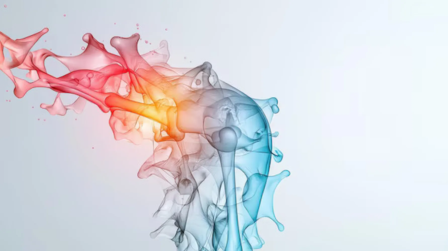 کاغذ دیواری فیزیوتراپی طرح دود چرخان