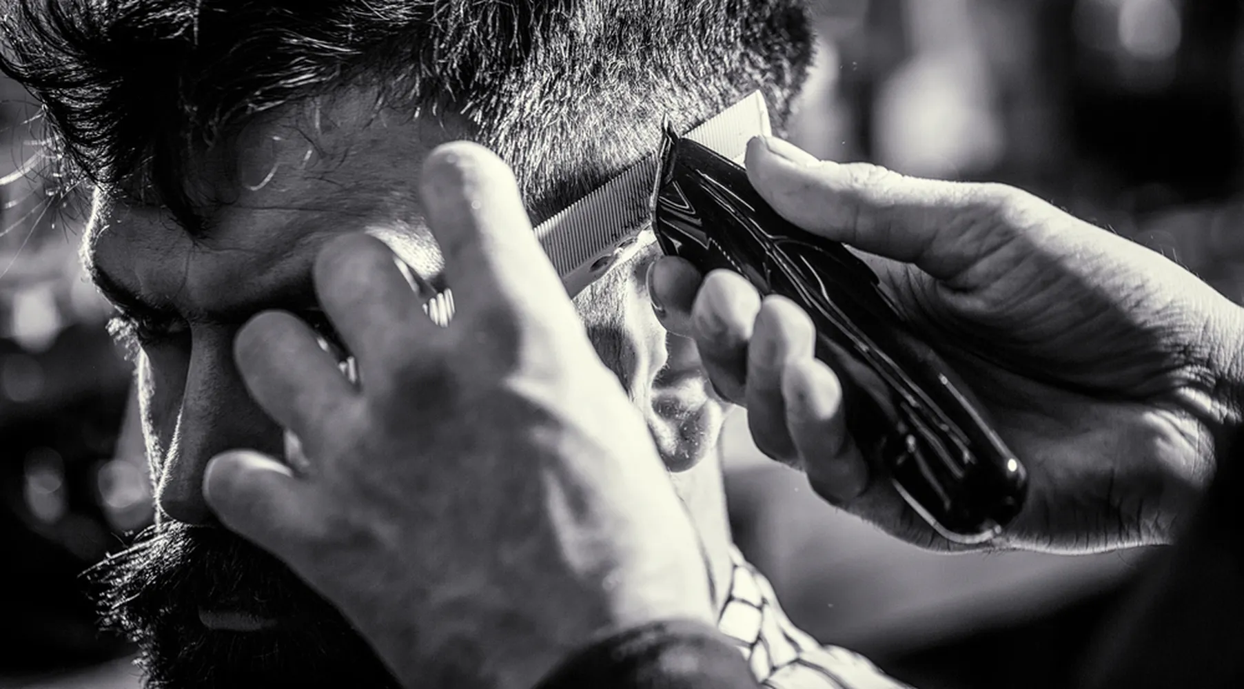 پوستر آرایشگاه مردانه طرح اصلاح مو