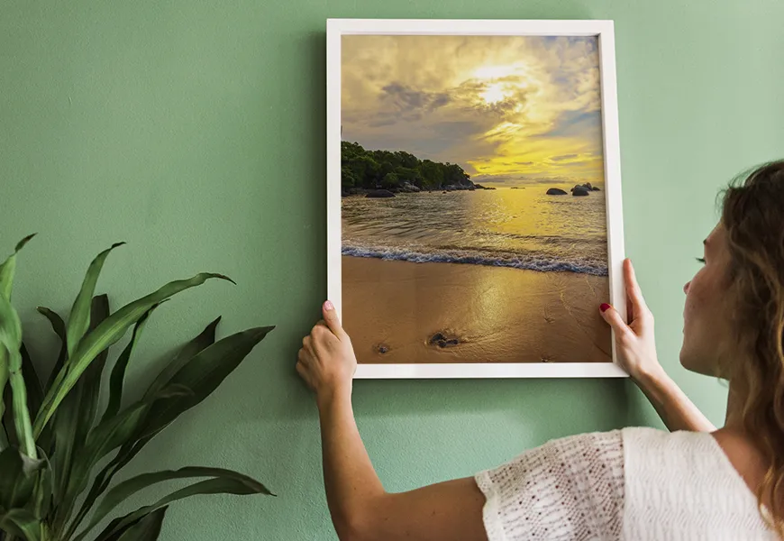 پوستر طرح طلوع خورشید در ساحل سامویی هوا تانون