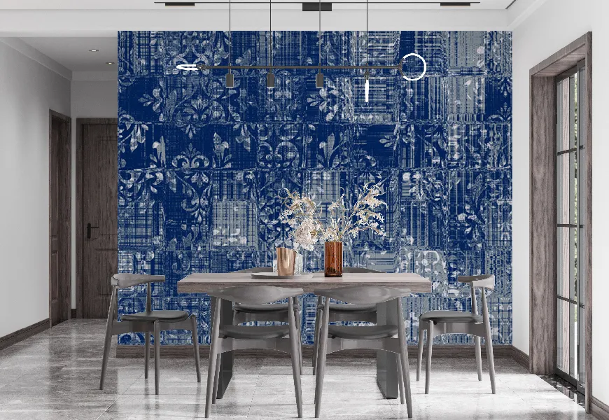 پوستر دیواری سه بعدی رستوران طرح کلاسیک