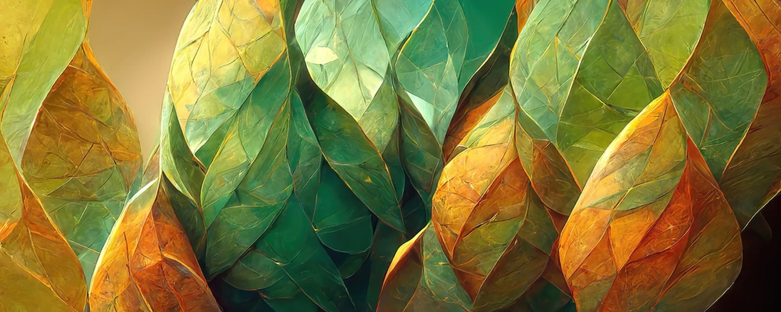 پوستر پاییزی طرح اشکال رنگارنگ