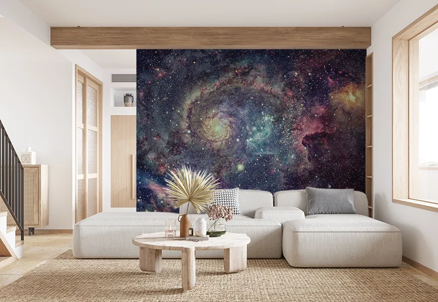 پوستر ستاره های سحابی در اعماق فضا