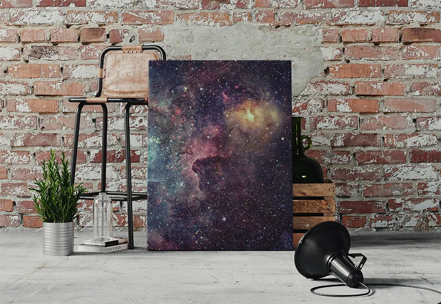 پوستر ستاره های سحابی در اعماق کهکشان
