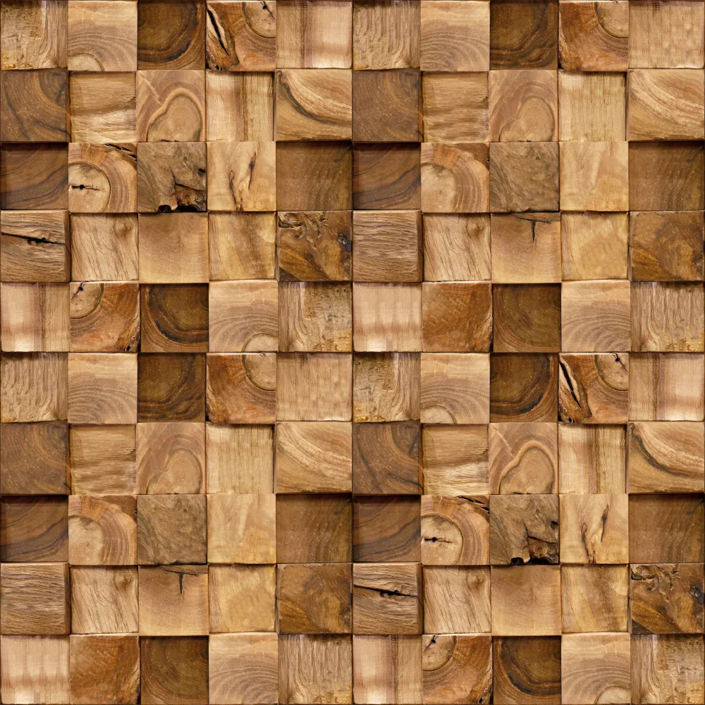 پوستر سه بعدی طرح چوب شطرنجی برجسته
